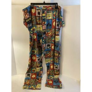 DC COMICS BATMAN Black Knight LOGO MEN'S PAJAMAS Lounge sleep PANTS PJS XxL